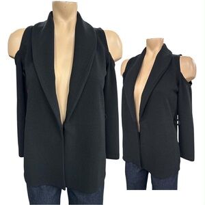 Guess NWT Black Open-Shoulder Sweater Size XS